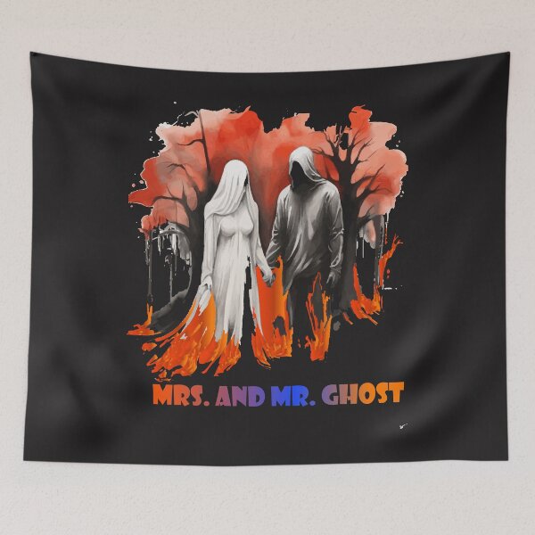 Item preview, Mrs. & Mr. Ghost - The Ghost Community - Water Color designed and sold by AmazingAbha.