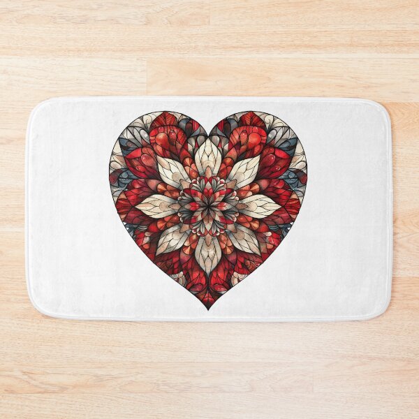Item preview, Heart-shaped mandala designed and sold by HappyStickBike.