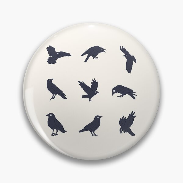 Item preview, Crow illustration pack designed and sold by Mayarart.