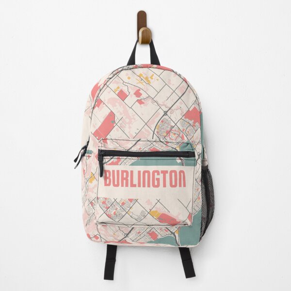 Item preview, Burlington City Map Chalk Retro City Map Poster designed and sold by Peek-Designs.