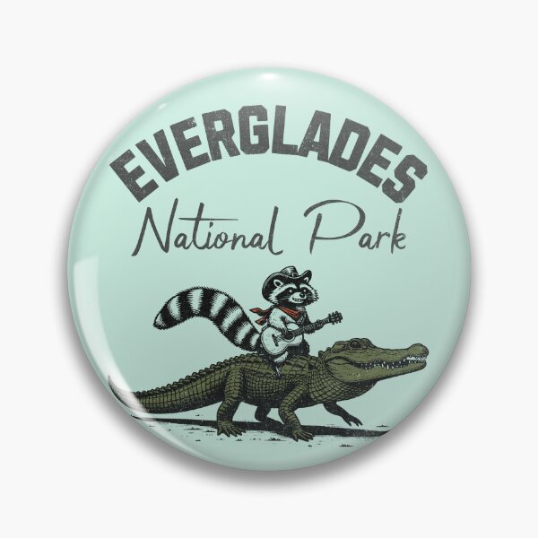 Item preview, Alligator and Raccoon Everglades National Park designed and sold by Merch Madness.