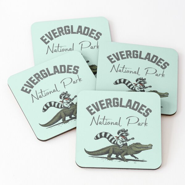 Item preview, Alligator and Raccoon Everglades National Park designed and sold by Merch Madness.