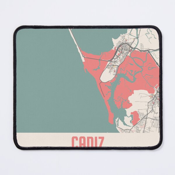 Item preview, Cadiz City Map Chalk Retro City Map Poster designed and sold by Peek-Designs.