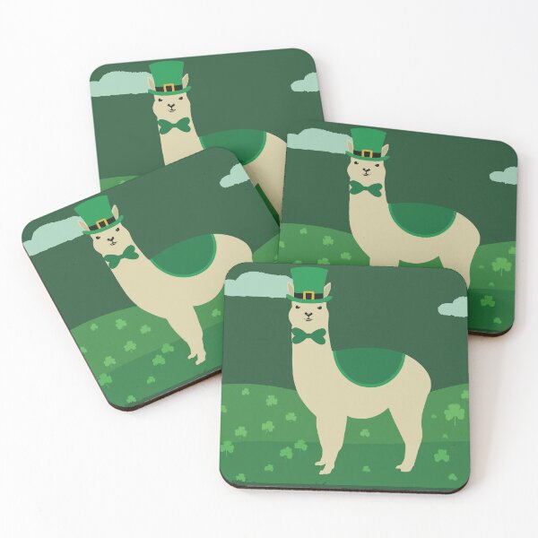 Item preview, Cute St. Patricks day Irish Alpaca designed and sold by Feline Rockstars.