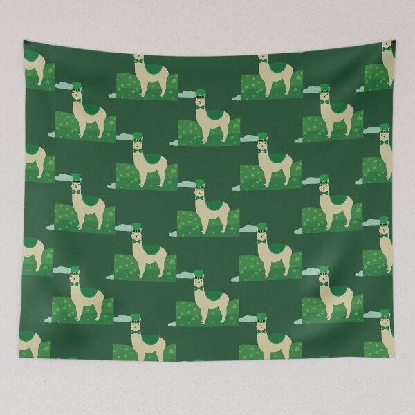 Item preview, Cute St. Patricks day Irish Alpaca designed and sold by Feline Rockstars.