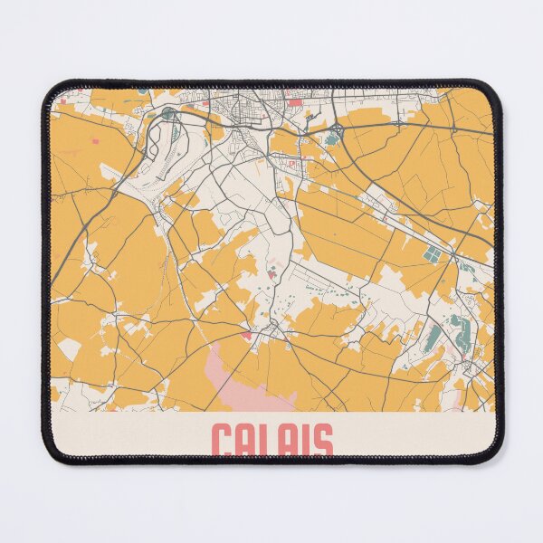 Item preview, Calais City Map Chalk Retro City Map Poster designed and sold by Peek-Designs.