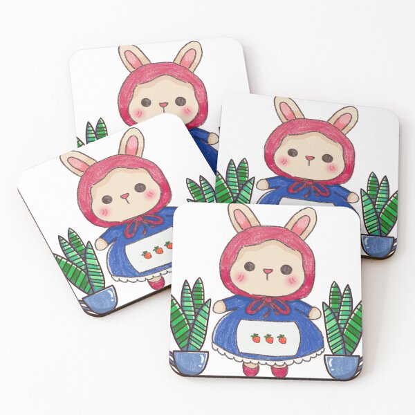 Item preview, Cute little rabbit and smal tree, designed and sold by atika-atk.