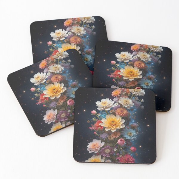 Item preview, "Floral Galaxy: A Blooming Universe" designed and sold by Sartawsky.
