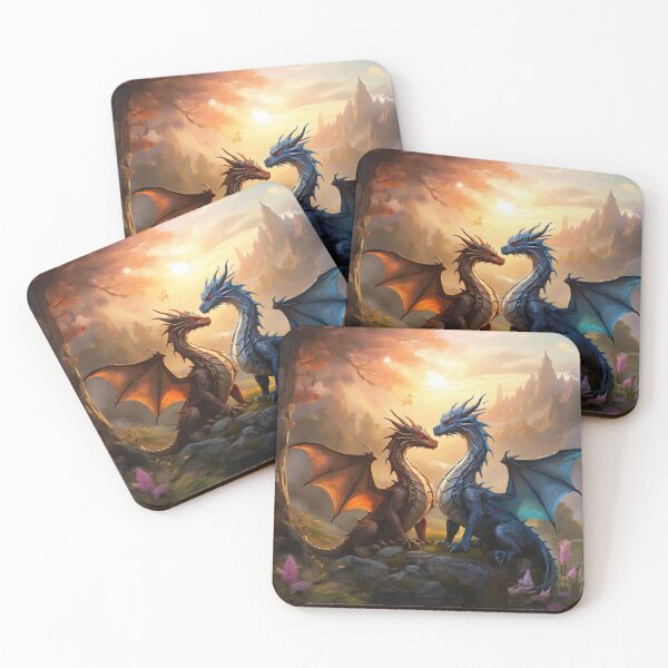 Item preview, Sunset Serenity | Dragons in Repose designed and sold by MysticFable.