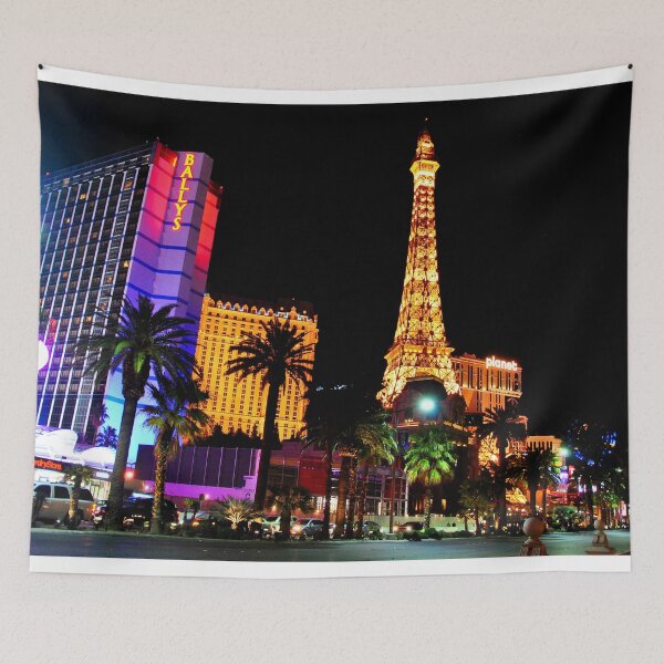 Item preview, Eiffel Tower Paris and Ballys Hotel Las Vegas America designed and sold by AndyEvansPhotos.