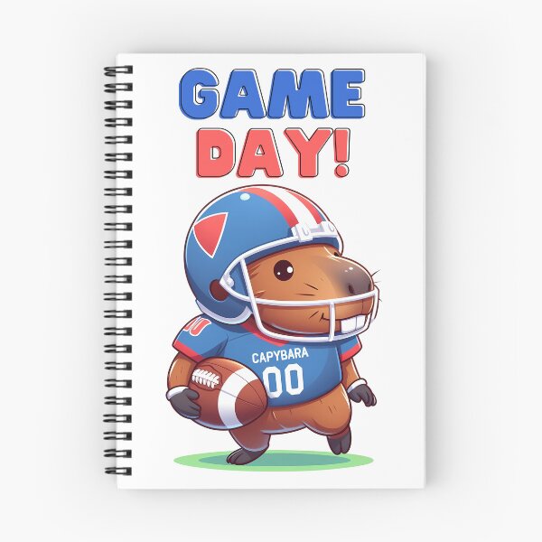 Artikelvorschau, Cooler, niedlicher Cartoon-Capybara-American-Football-Spieltag! entworfen und verkauft von TiredEngineer86.