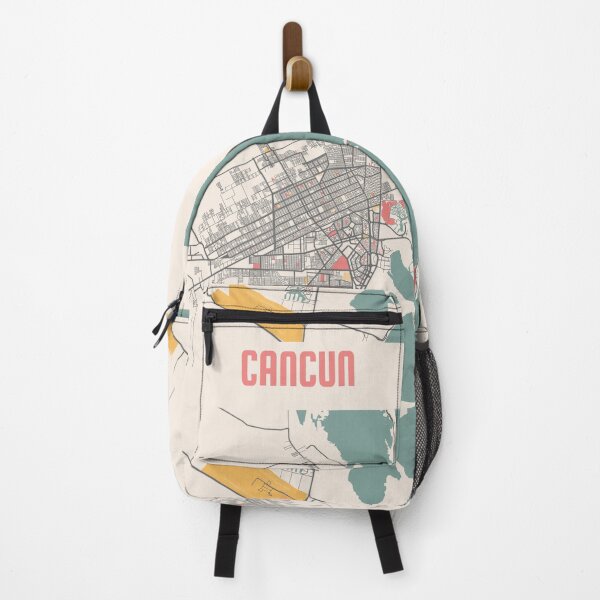 Item preview, Cancun City Map Chalk Retro City Map Poster designed and sold by Peek-Designs.