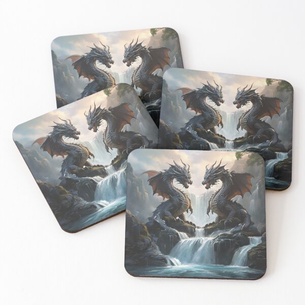 Item preview, Cascade's Embrace | Dragons in the Falls designed and sold by MysticFable.