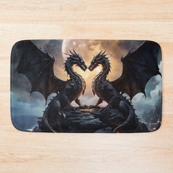 Item preview, Starry Embrace | Dragons of the Moonlit Cliff designed and sold by MysticFable.