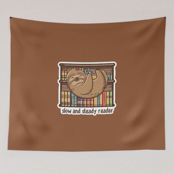 Item preview, Sloth on a bookshelf designed and sold by Irbisinthebox.