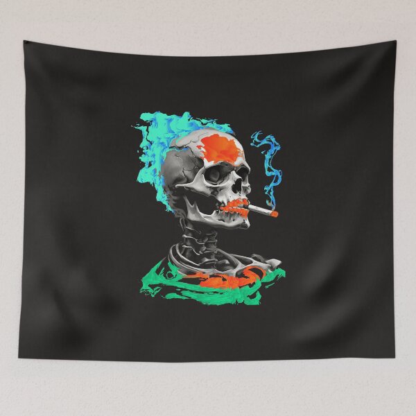 Item preview, The Ghost Community - Smoking Skeletal  designed and sold by AmazingAbha.