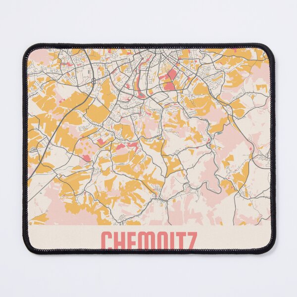 Item preview, Chemnitz City Map Chalk Retro City Map Poster designed and sold by Peek-Designs.