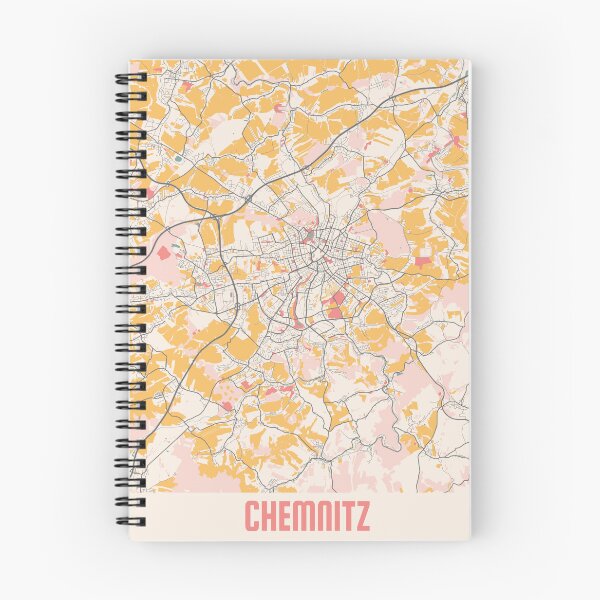Item preview, Chemnitz City Map Chalk Retro City Map Poster designed and sold by Peek-Designs.