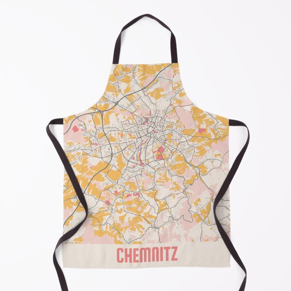 Item preview, Chemnitz City Map Chalk Retro City Map Poster designed and sold by Peek-Designs.
