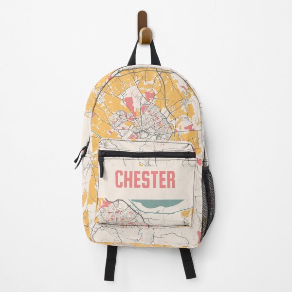 Item preview, Chester City Map Chalk Retro City Map Poster designed and sold by Peek-Designs.