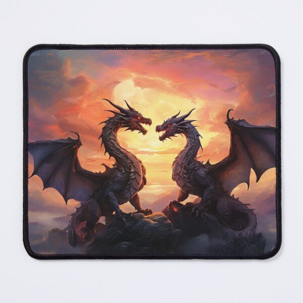 Item preview, Twilight Embrace | Dragons in Flight designed and sold by MysticFable.
