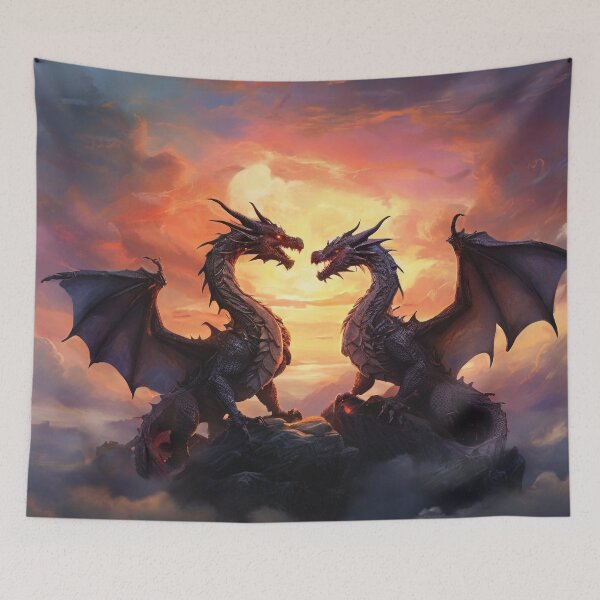 Item preview, Twilight Embrace | Dragons in Flight designed and sold by MysticFable.