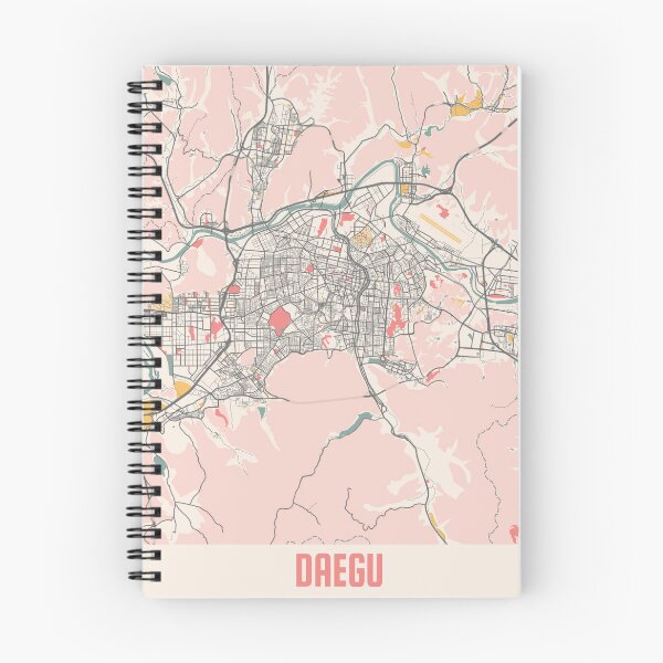 Item preview, Daegu City Map Chalk Retro City Map Poster designed and sold by Peek-Designs.