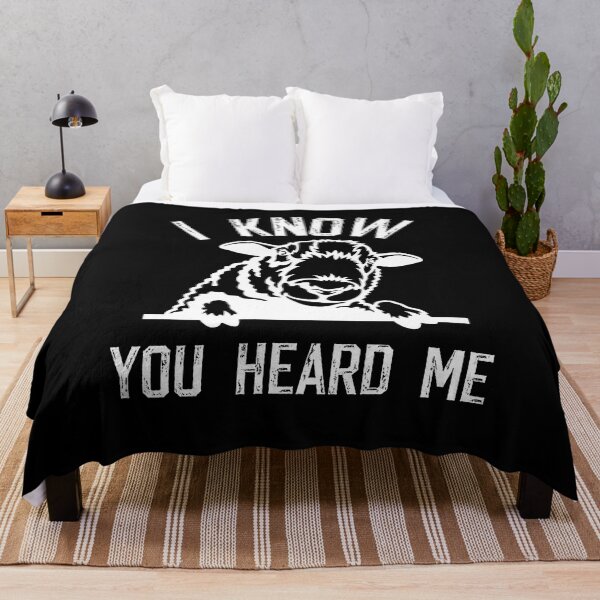 Item preview, I Know You Heard Me Sheep designed and sold by SunnyFunnyArt.