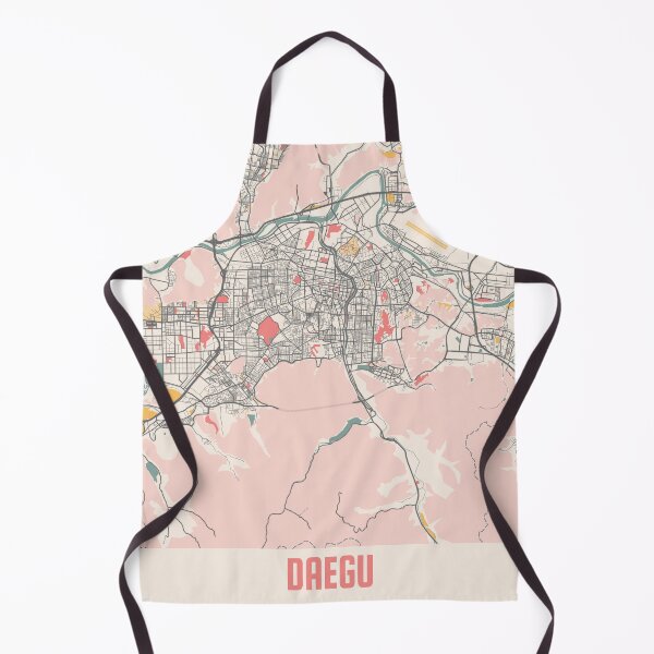Item preview, Daegu City Map Chalk Retro City Map Poster designed and sold by Peek-Designs.
