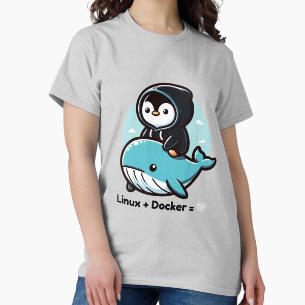 Artikel-Vorschau von Linux + Docker = ?, designt und verkauft von rbreunev.