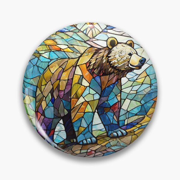 Item preview, Stained Glass Bear designed and sold by NinjaRat.