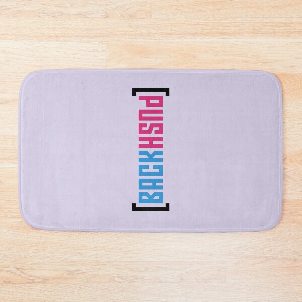 Item preview, Push Back pink and blue, pop-and-bee original design designed and sold by pop-and-bee.