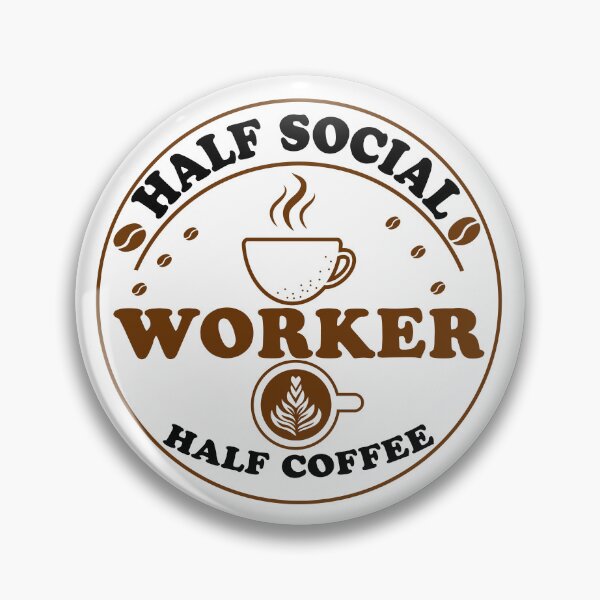 Item preview, Half Social Worker Half Coffee designed and sold by Empiredesigner3.