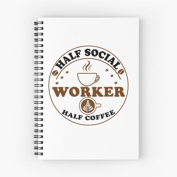 Item preview, Half Social Worker Half Coffee designed and sold by Empiredesigner3.