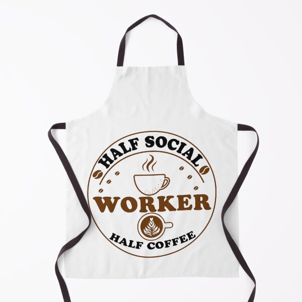 Item preview, Half Social Worker Half Coffee designed and sold by Empiredesigner3.