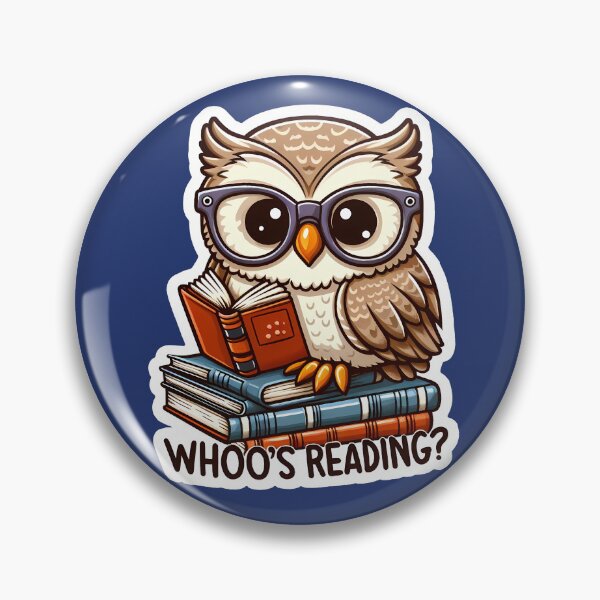 Item preview, Owl reading a book designed and sold by Irbisinthebox.