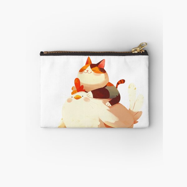 Item preview, Cat on Chicken Cartoon  designed and sold by Bwittaya.