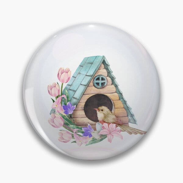Item preview, Floral birdhouse globe 2 designed and sold by marahhoma.