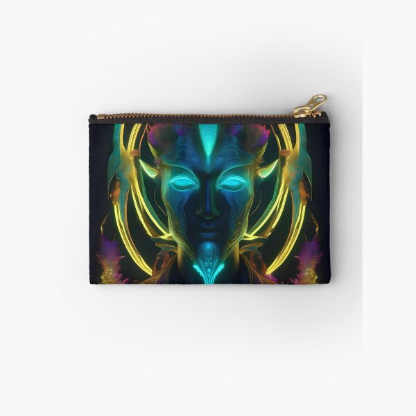 Item preview, bioluminescent neon fantasy god designed and sold by Artful Dreams.