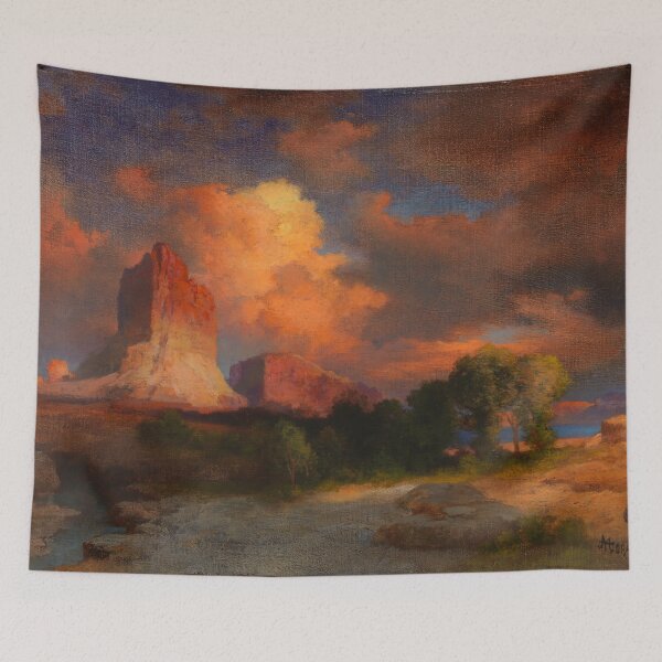 Item preview, Sunset Cloud, Green River, Wyoming, Thomas Moran designed and sold by Suzana Djordjevic.