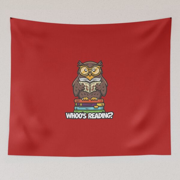 Item preview, Owl reading a book designed and sold by Irbisinthebox.