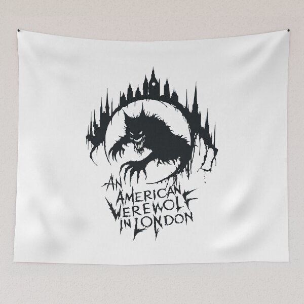 Item preview, An American Werewolf in London gothic black designed and sold by LapinMagnetik.