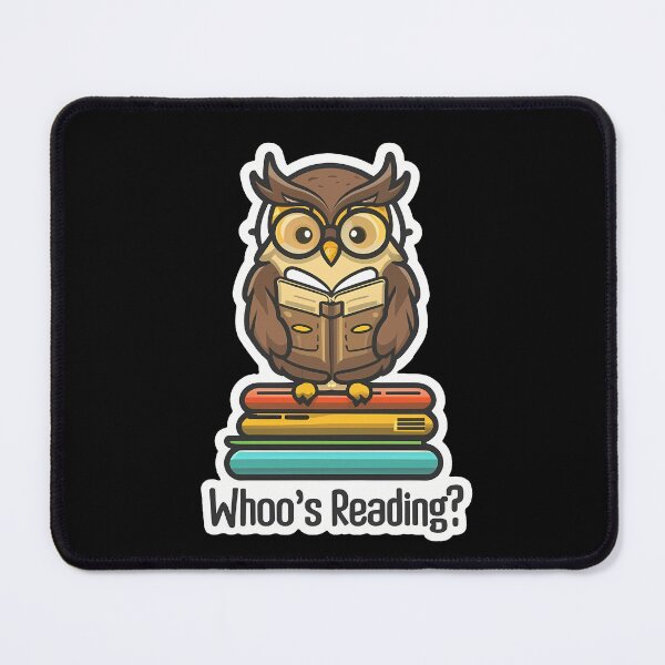 Item preview, Owl reading a book designed and sold by Irbisinthebox.