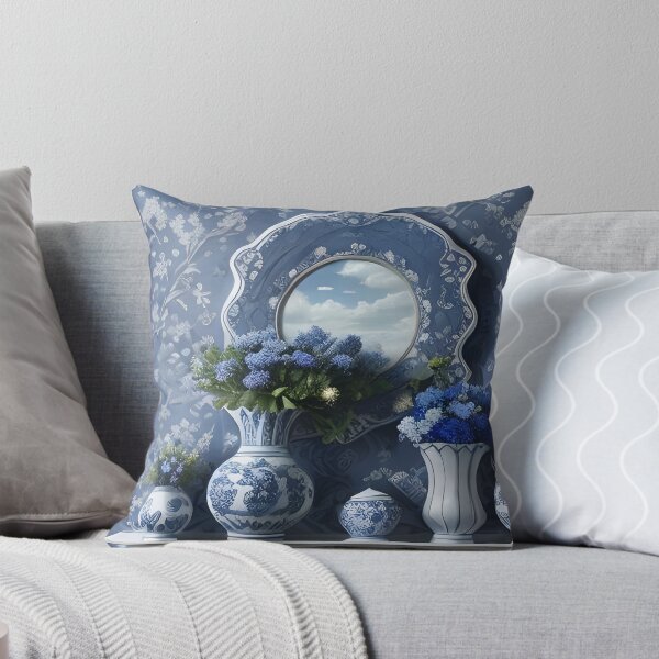 Item preview, Beautiful  blue themed mantle piece designed and sold by Ponted.