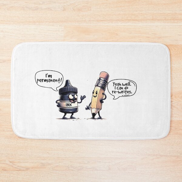 Item preview, Ink vs Pencil.  Just another debate.   designed and sold by FamouslyStupid.