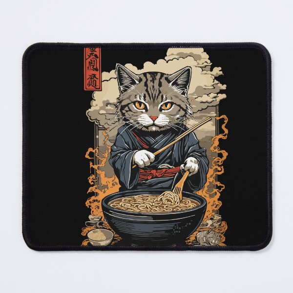 Item preview, Cat Aesthetic Ramen Noodle Soups Streetwear designed and sold by LuminOrb.