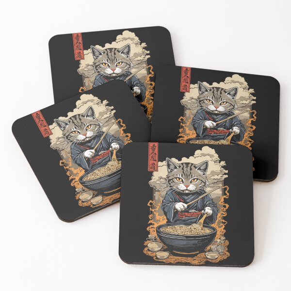 Item preview, Cat Aesthetic Ramen Noodle Soups Streetwear designed and sold by LuminOrb.