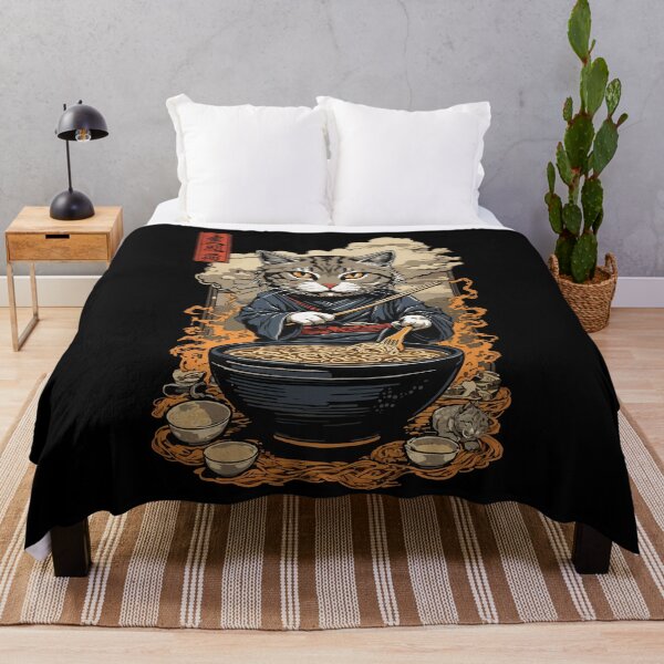 Item preview, Cat Aesthetic Ramen Noodle Soups Streetwear designed and sold by LuminOrb.