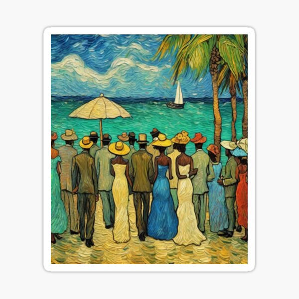 Item preview,  "Beach Wedding in the Caribbean"  designed and sold by Artisticanvas.
