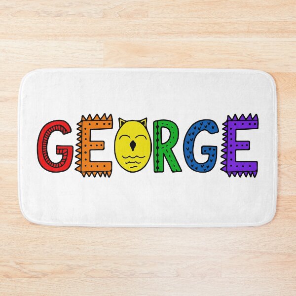 Item preview, Name design George boy cute animals rainbow designed and sold by incurablehippie.